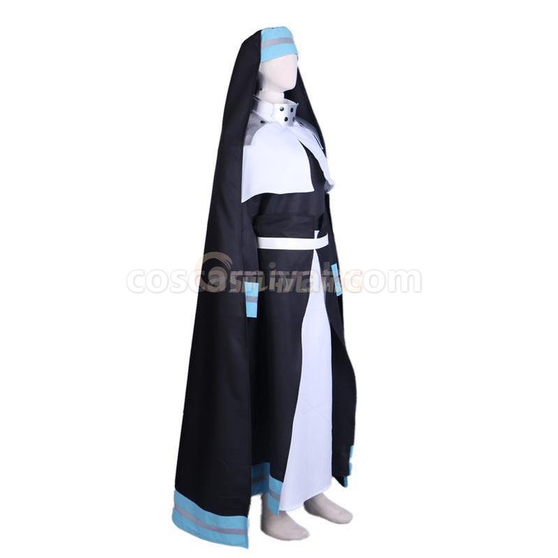 Iris cosplay costume from Fire Force, detail 2