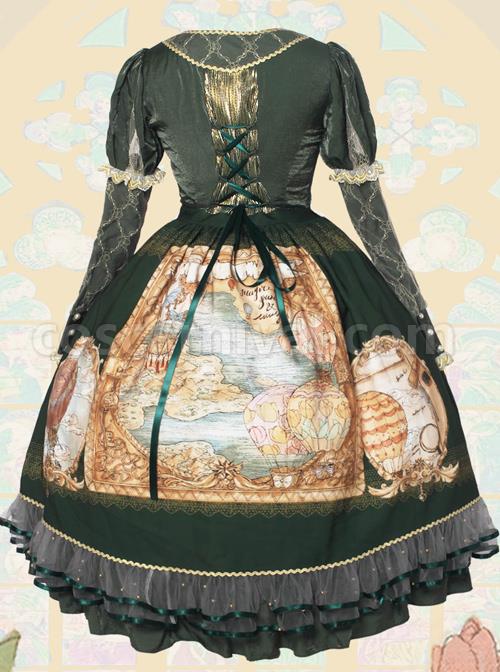 Flee-Tulips-Series-OP-Elegant-Classic-Lolita-Long-Sleeve-Dress-coscarnival-2880