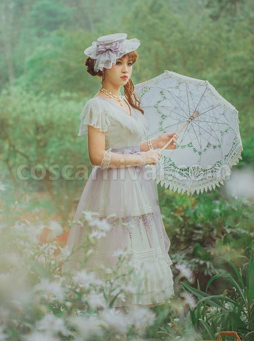 Flowers-Embroidery-Little-High-Waist-Classic-Lolita-Long-Dress-coscarnival-3906