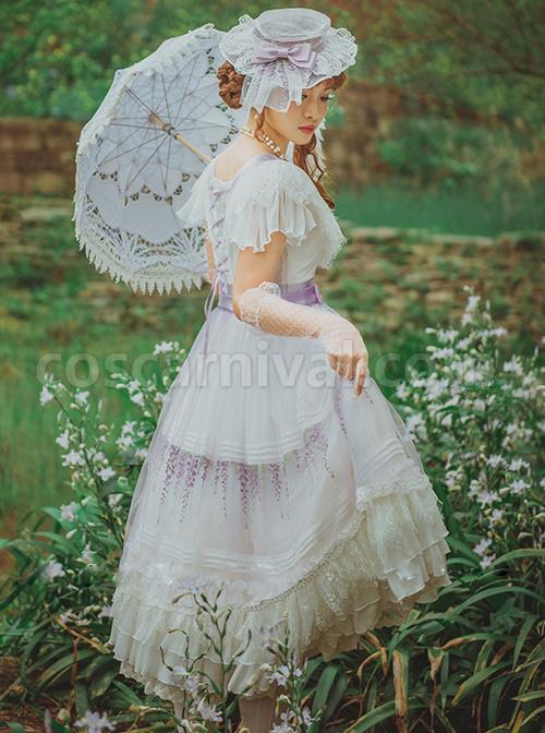 Flowers-Embroidery-Little-High-Waist-Classic-Lolita-Long-Dress-coscarnival-3912