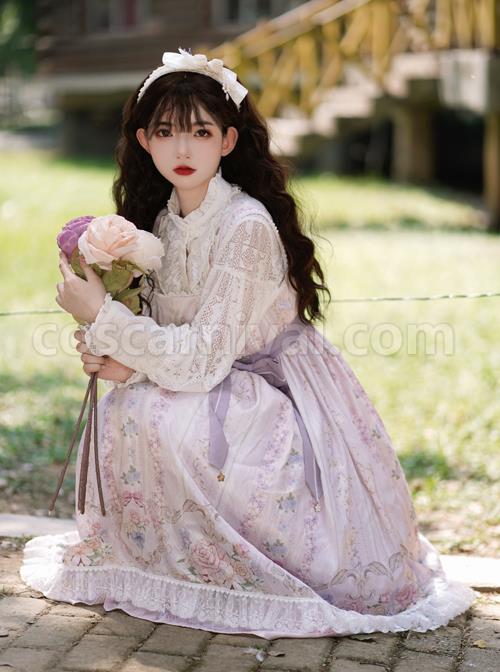 Flowers-Wall-Series-JSK-Printing-Light-Purple-Chiffon-Elegant-Classic-Lolita-Sling-Dress-coscarnival-31