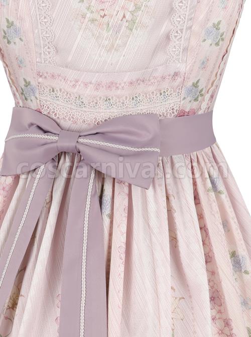 Flowers-Wall-Series-JSK-Printing-Light-Purple-Chiffon-Elegant-Classic-Lolita-Sling-Dress-coscarnival-58