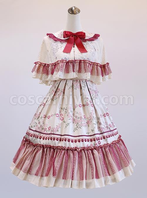 Forget-Worry-Chrysanthemum-Series-OP-Woven-Cotton-Flower-Embroidery-Patchwork-Laceclassic-Lolita-Dress-Set-coscarnival-1651