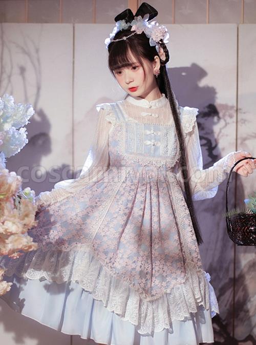 Four-Seasons-Spring-Series-JSK-Blue-Pink-Chinese-Style-Chiffon-Elegant-Printing-Bow-Tie-Classic-Lolita-Dress-coscarnival-2751