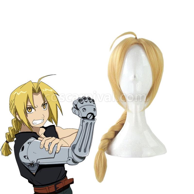 Fullmetal Alchemist Edward Elric 60CM Golden Cosplay Wigs coscarnival011114522