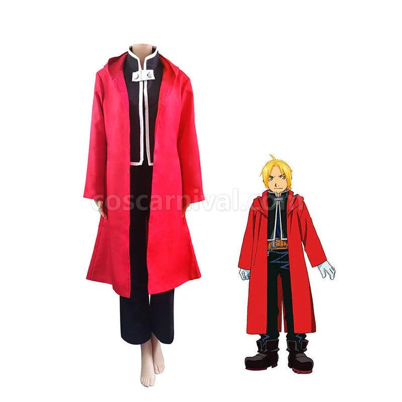Fullmetal Alchemist Edward Elric Cosplay Costume coscarnival011114558