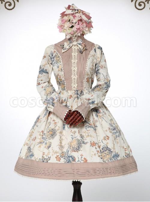 Garden-series-meters-white-collar-long-sleeved-Lolita-OP-coscarnival-5070