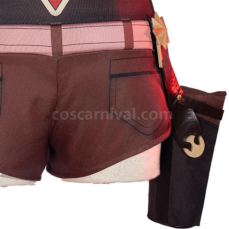Genshin Impact Amber Fullset Cosplay Costumes coscarnival011112401