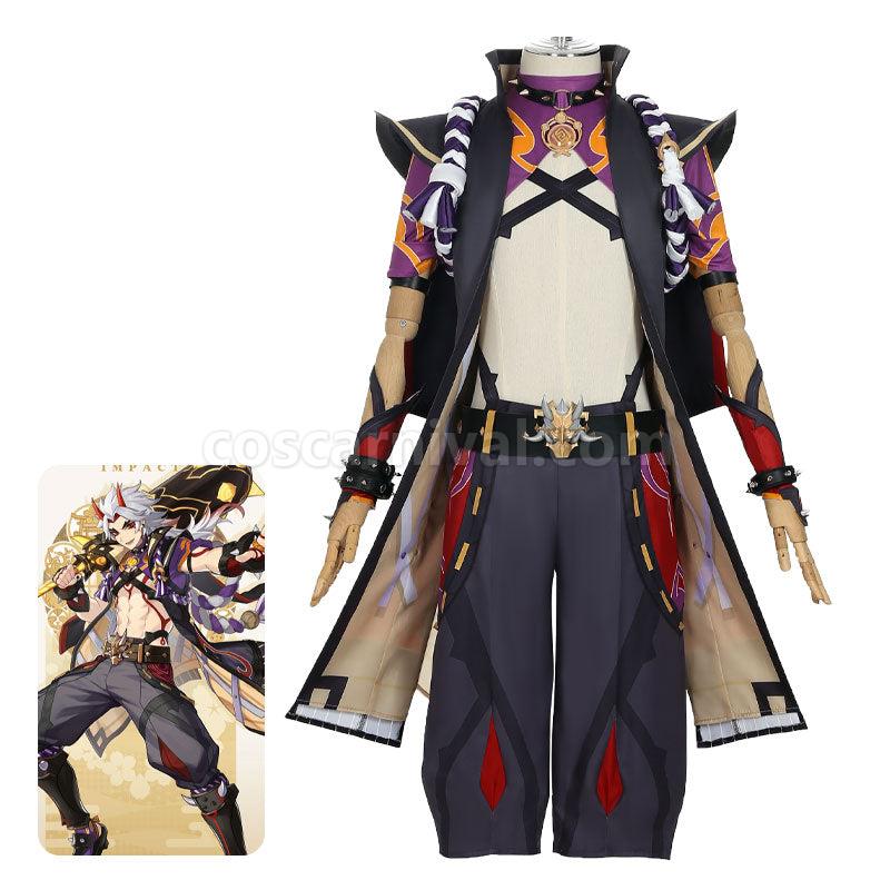 Genshin Impact Arataki Itto Fullsuit Cosplay Costume coscarnival01119217