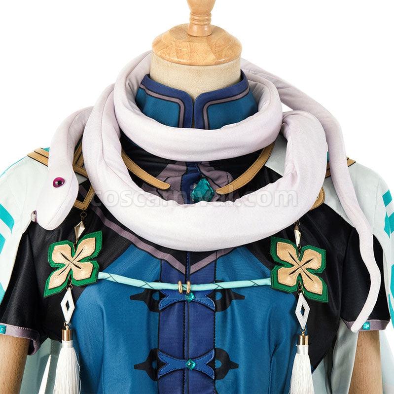Genshin Impact Baizhu Fullsuit Cosplay Costumes coscarnival011111707