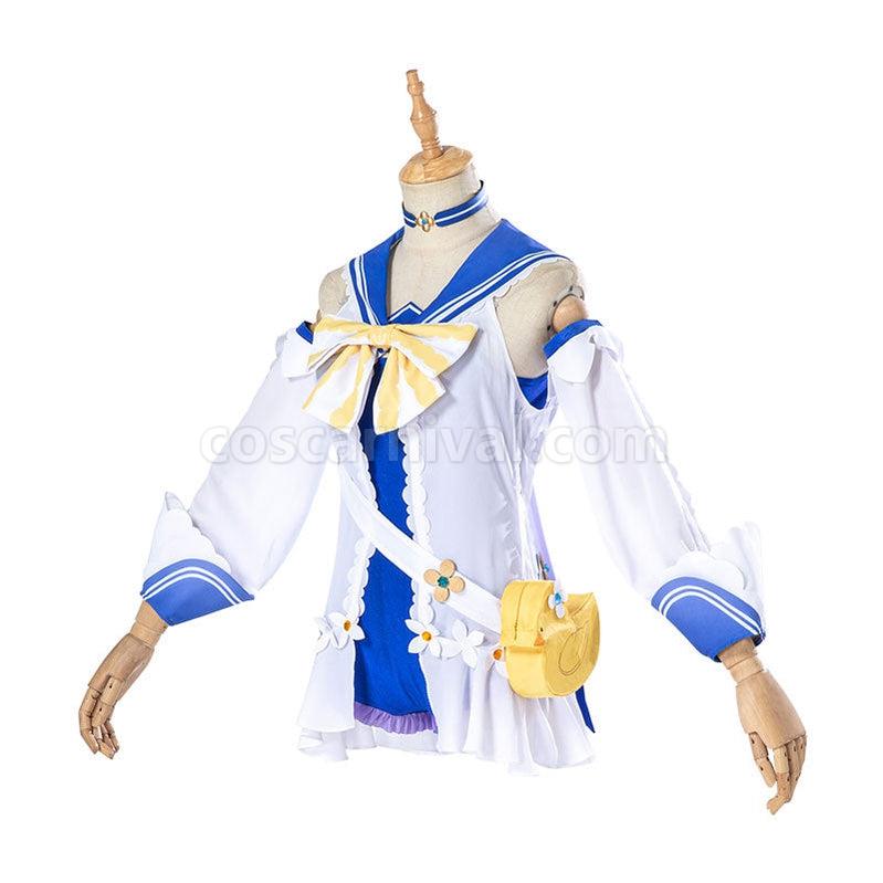 Genshin Impact Barbara Summertime Sparkle Summer Beach Cosplay Costumes coscarnival011110962