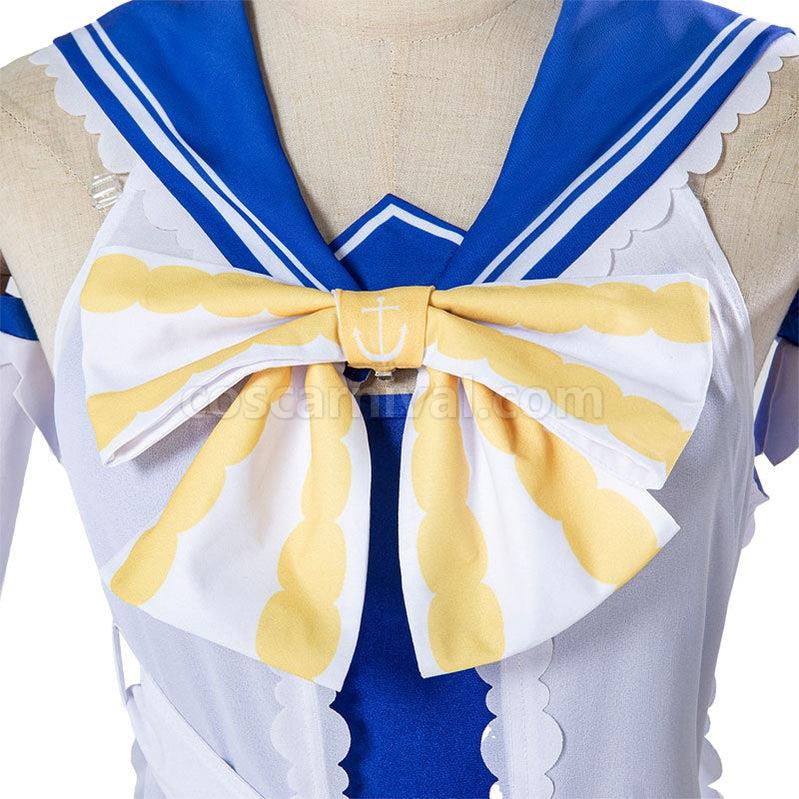 Genshin Impact Barbara Summertime Sparkle Summer Beach Cosplay Costumes coscarnival011111011