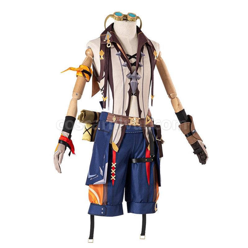 Genshin Impact Bennett Fullsuit Cosplay Costumes coscarnival011111344