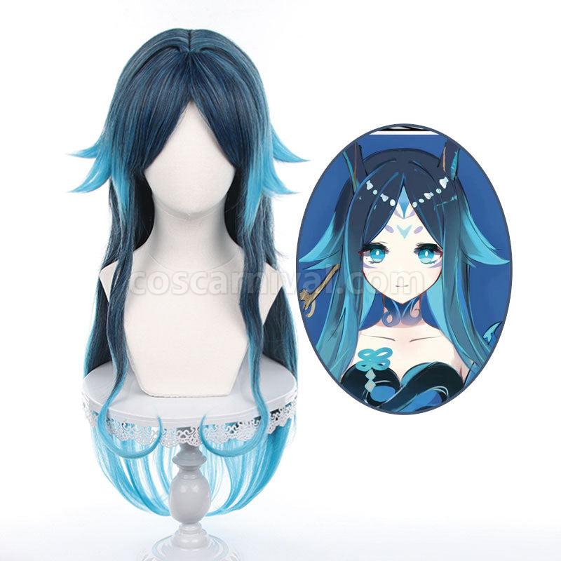 Genshin Impact Cosplay Cosplay Wig — front view