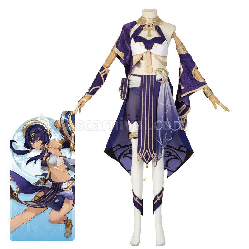 Genshin Impact Candace Cosplay Costumes coscarnival01112161
