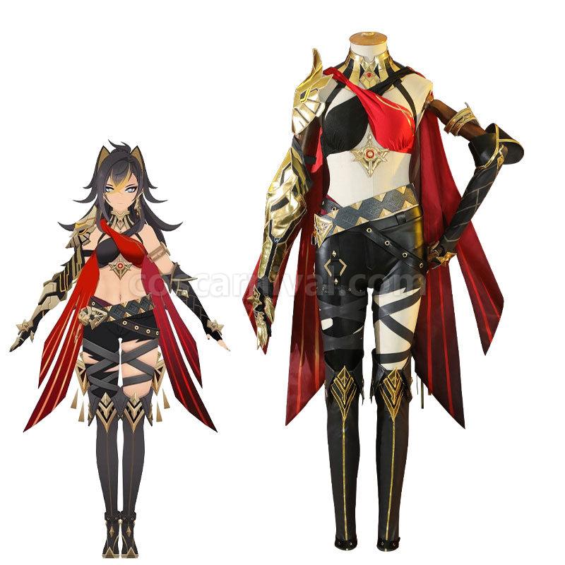 Genshin Impact Dehya Fullset Cosplay Costumes coscarnival01112360