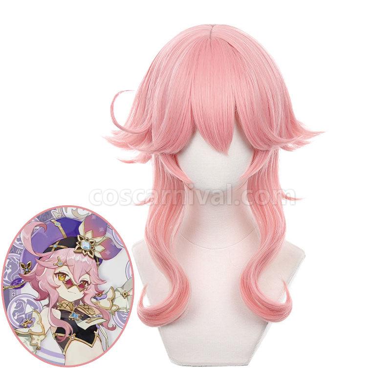 Genshin Impact Dori Pink Cosplay Wigs coscarnival01111571