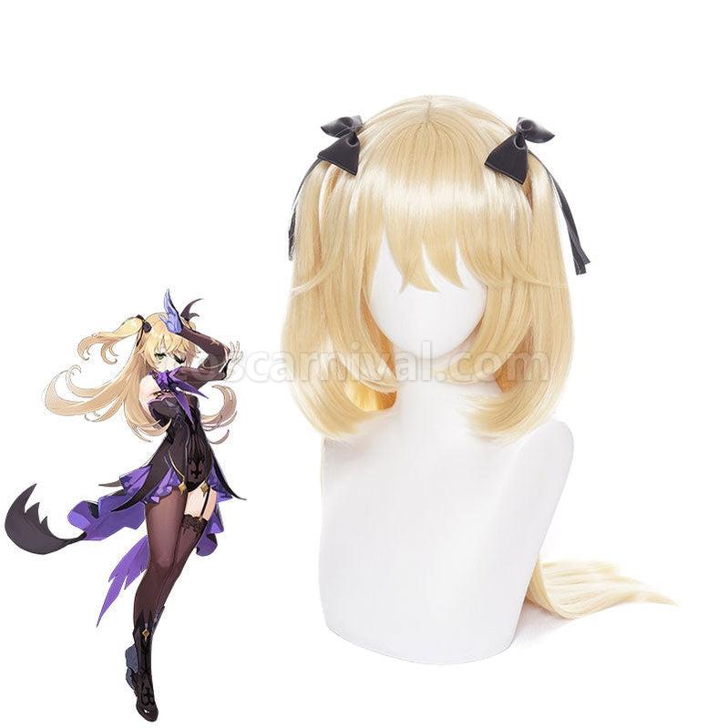 Genshin Impact Fischl Blonde Cosplay Wigs coscarnival011110673