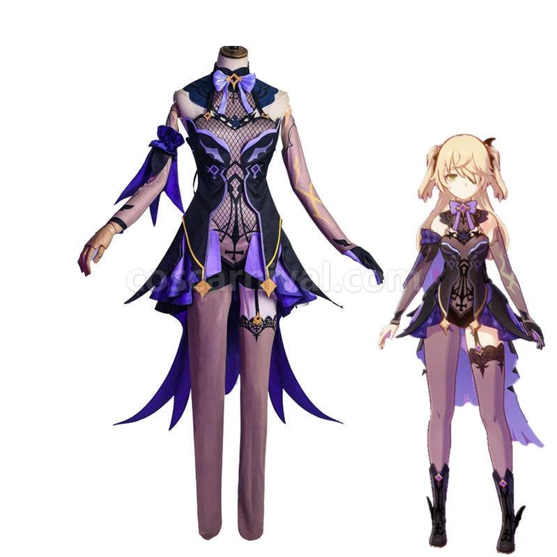 Genshin Impact Fischl Full set Cosplay Costumes coscarnival011113153