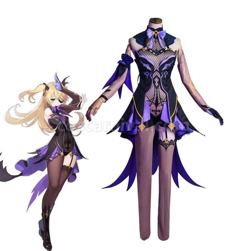 Genshin Impact Fischl Full set Cosplay Costumes coscarnival011113160