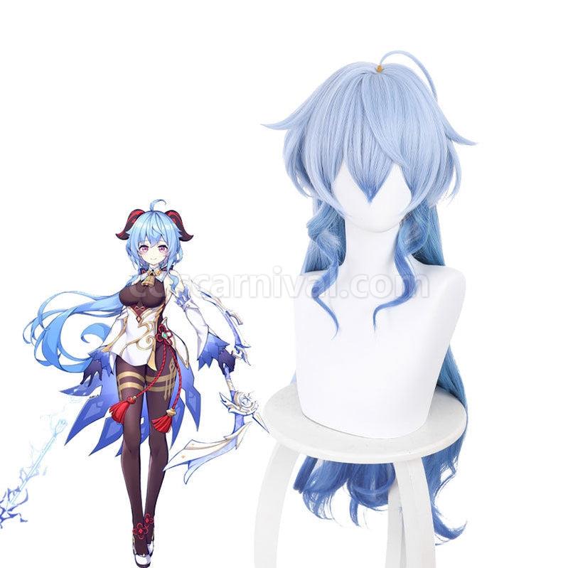 Ganyu Cosplay Wig — front view