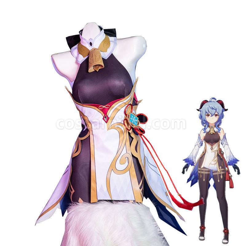 Genshin Impact Ganyu Fullset Cosplay Costume coscarnival011110150