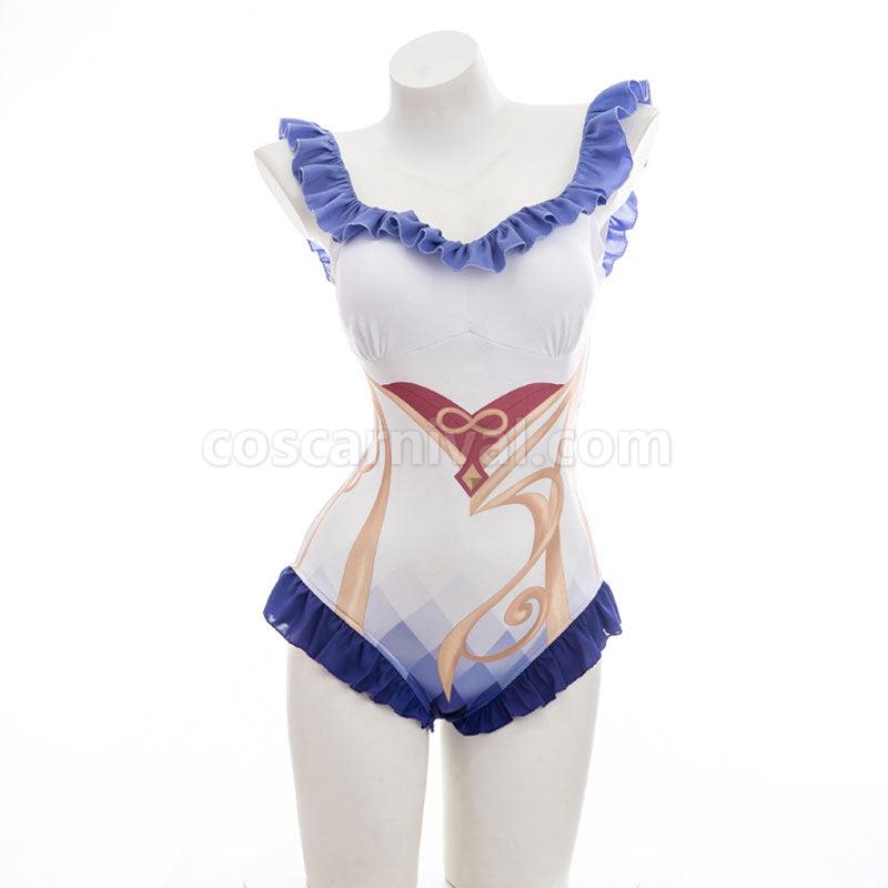 Genshin Impact Ganyu Swimsuit Cosplay Costumes coscarnival01116631