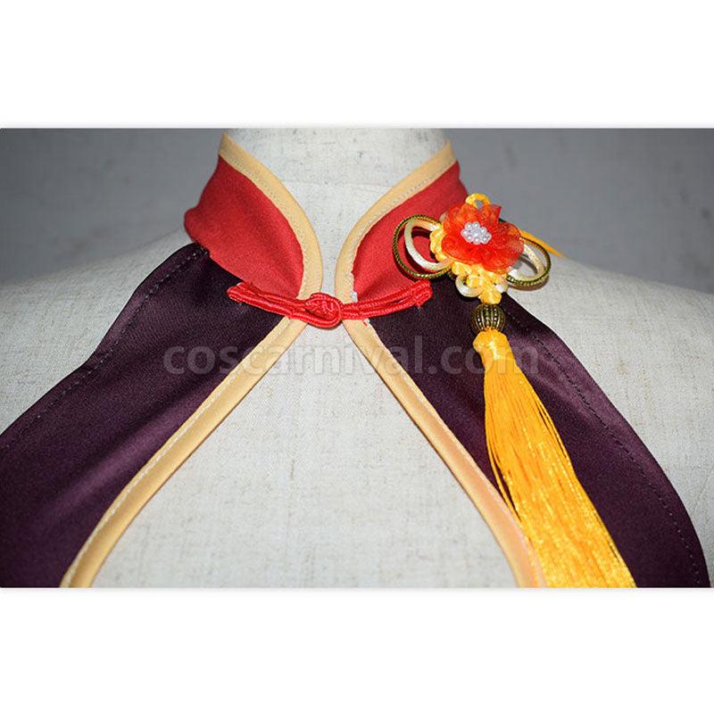 Genshin Impact Hu Tao Swimsuit Cosplay Costumes coscarnival01115693