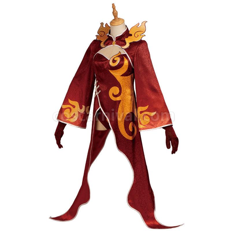 Genshin Impact Indarias Pyro Yakshas Cosplay Costumes coscarnival01113642
