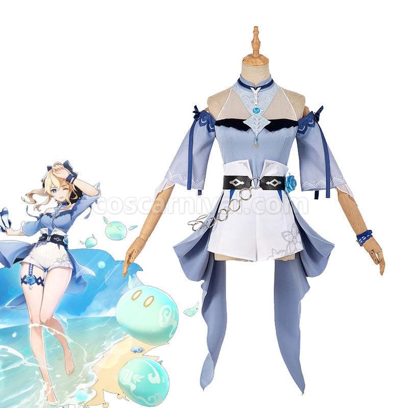 Genshin Impact Jean Summertime Sparkle Summer Beach Cosplay Costumes coscarnival011110740
