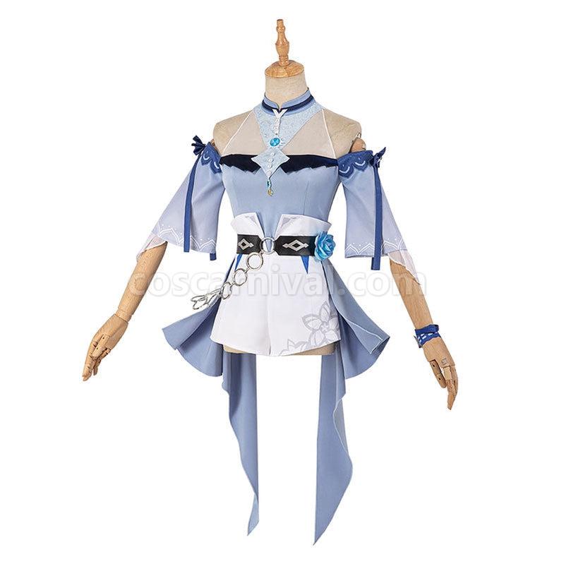 Genshin Impact Jean Summertime Sparkle Summer Beach Cosplay Costumes coscarnival011110760