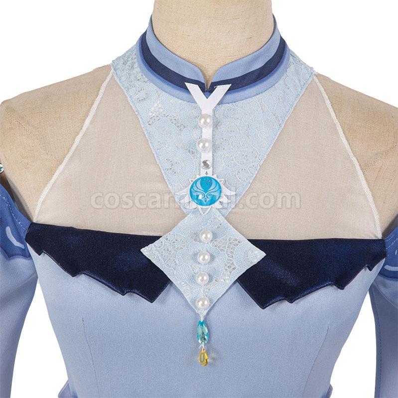 Genshin Impact Jean Summertime Sparkle Summer Beach Cosplay Costumes coscarnival011110775