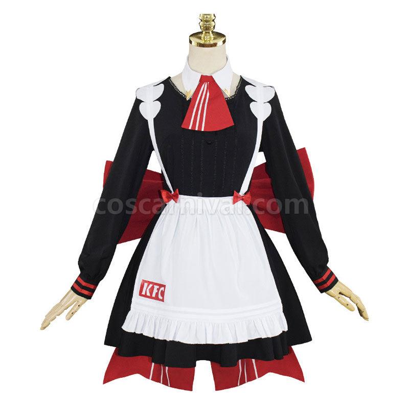 Genshin Impact KFC Noelle Maid Cosplay Costumes coscarnival01119595