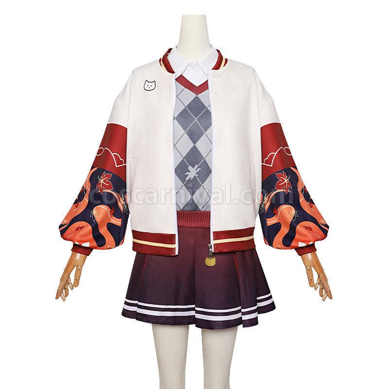 Genshin Impact Kaedehara Kazuha Uniform Cosplay Costumes coscarnival01112296