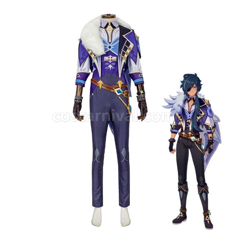 Genshin Impact Kaeya Alberich Fullsuit Cosplay Costumes coscarnival011111498