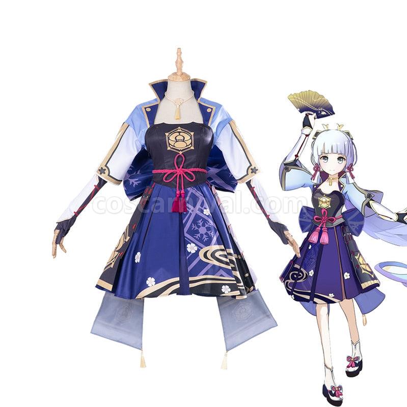 Genshin Impact Kamisato Ayaka Fullset Cosplay Costumes coscarnival011112508