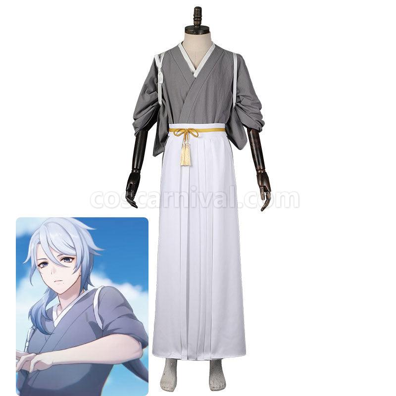 Genshin Impact Kamisato Ayato Kendo Suit Cosplay Costumes coscarnival01113989