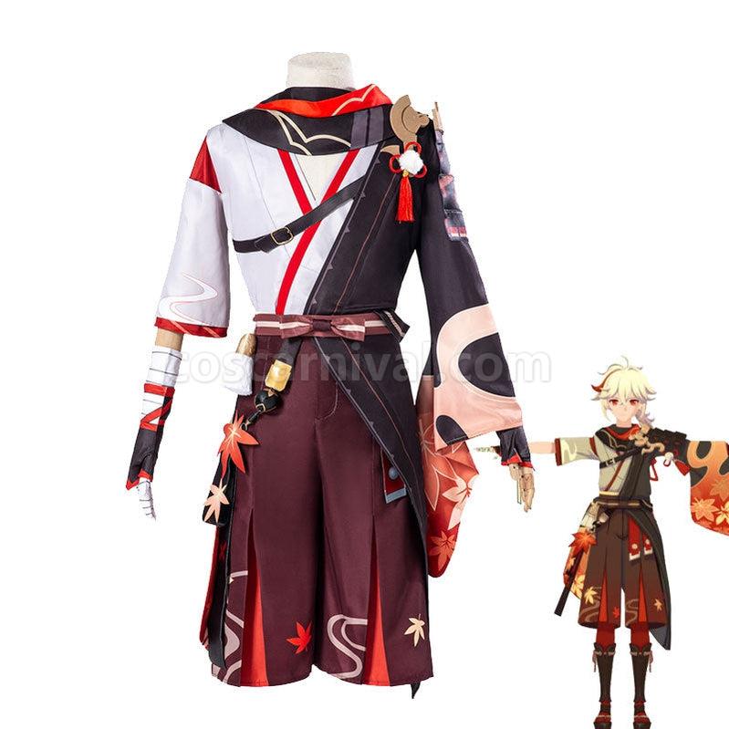 Genshin Impact Kazuha Fullsuit Cosplay Costumes coscarnival011110968