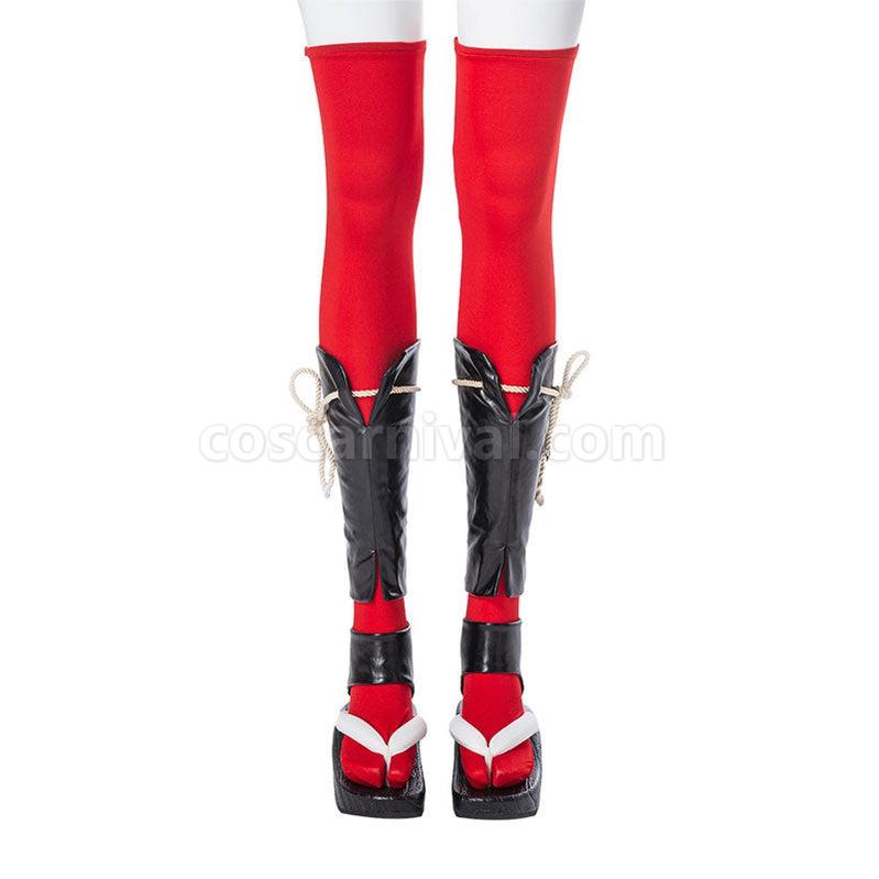Genshin Impact Kazuha Fullsuit Cosplay Costumes coscarnival011111036