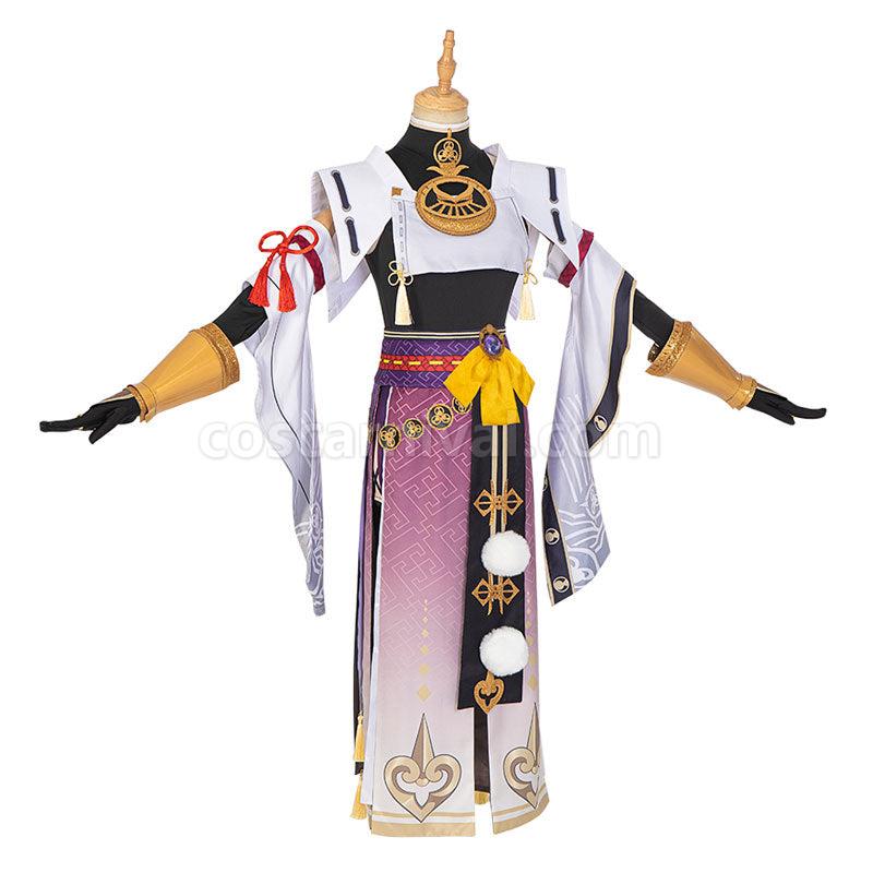Genshin Impact Kujo Sara Fullset Cosplay Costumes coscarnival011110098