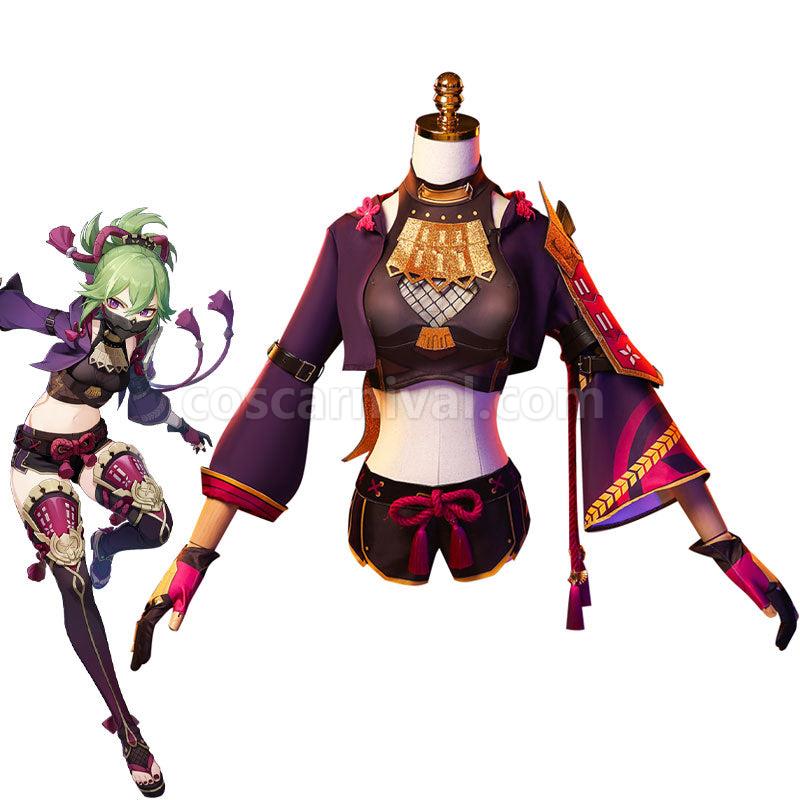 Genshin Impact Kuki Shinobu Cosplay Costumes coscarnival01115725