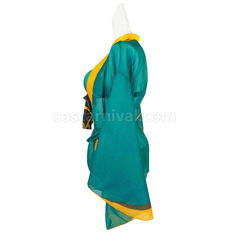 Genshin Impact Miss Hina Inugami Swimsuit Cosplay Costumes coscarnival01115876