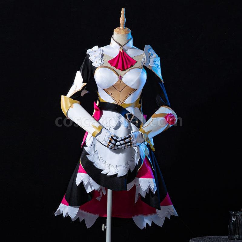 Genshin Impact Noelle Fullsuit Cosplay Costumes coscarnival011111887