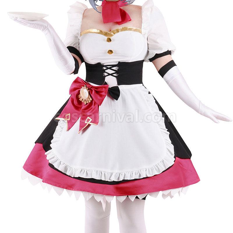 Genshin Impact Noelle Maid Cosplay Costumes coscarnival01119594