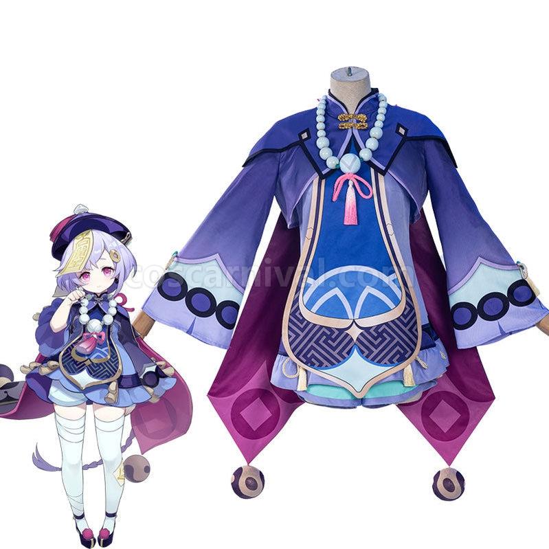 Genshin Impact QiQi Fullset Cosplay Costumes coscarnival011112681