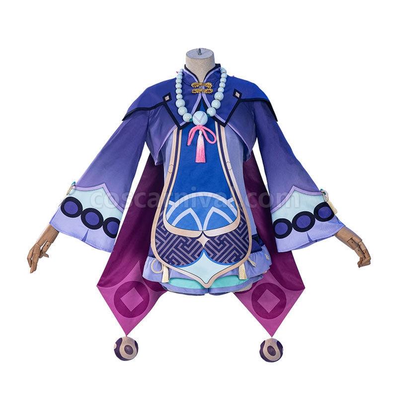 Genshin Impact QiQi Fullset Cosplay Costumes coscarnival011112690
