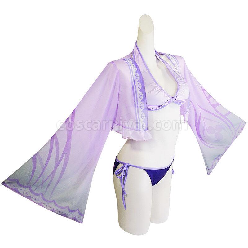 Genshin Impact Raiden Shogun Baal Swimsuit Cosplay Costumes coscarnival01115557