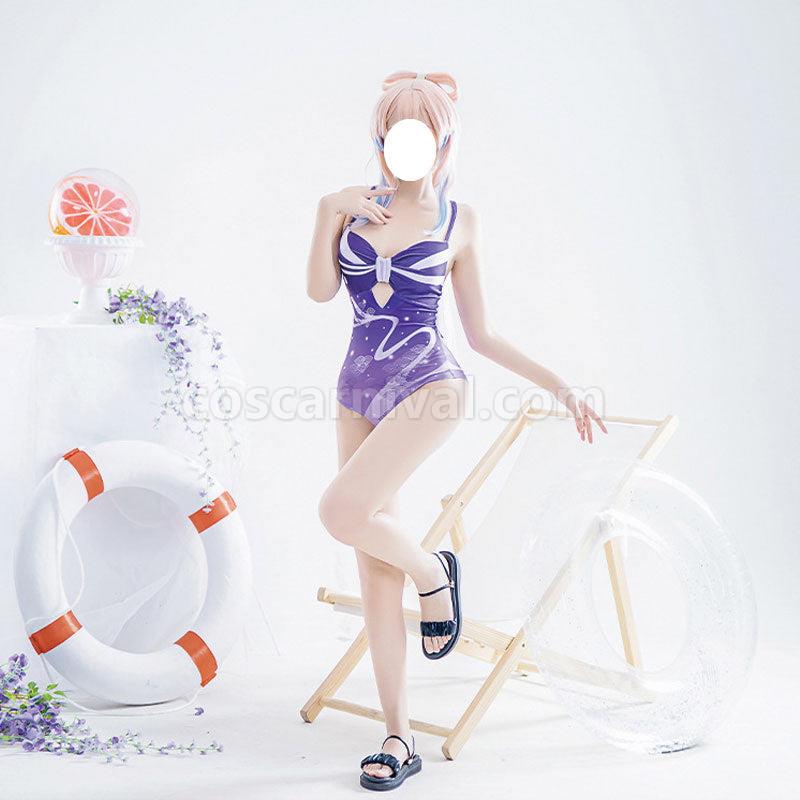Genshin Impact Sangonomiya Kokomi Swimsuit Jumpsuit Cosplay Costumes coscarnival01115290