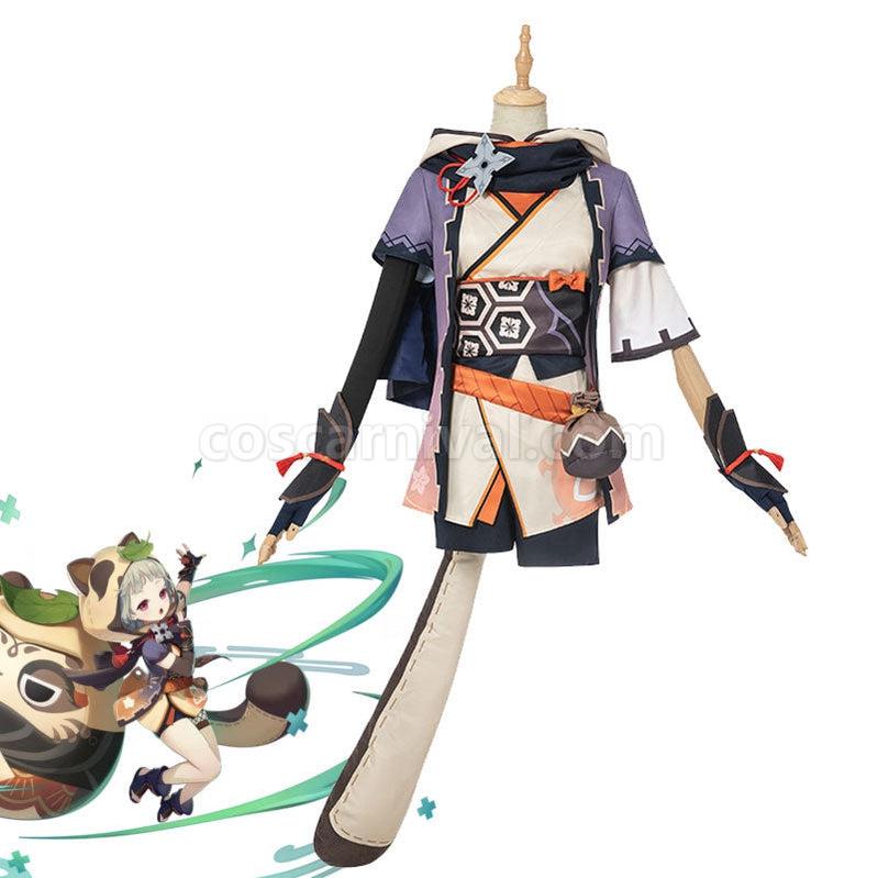 Genshin Impact Sayu Fullsuit Cosplay Costumes coscarnival011110440