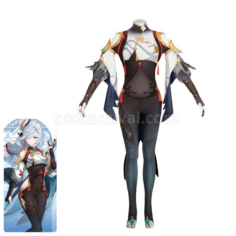 Genshin Impact Shenhe Cosplay Costumes coscarnival01118621